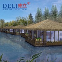 Stable water floating modular mobile green leisure house mobile hotel